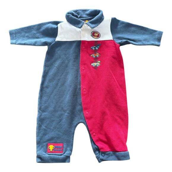 Vintage 90’s Pooh Long Sleeve Romper - Picture 1 of 4